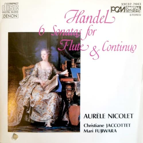 6 Sonatas for Flute & Continuo cover