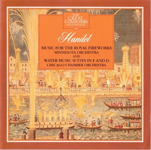 The Great Composers, Volume 29: Handel: Music for the Royal Fireworks & Water Music Suites in F, G and D cover