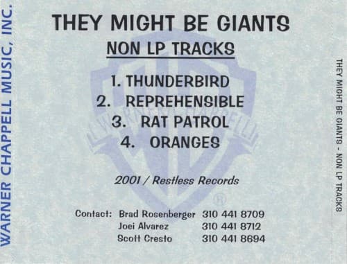Non LP Tracks cover