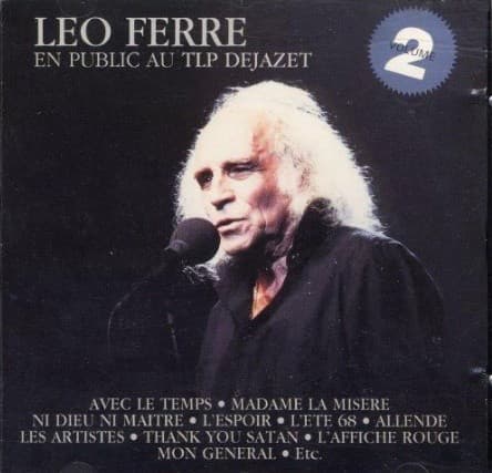 Léo Ferré en public au TLP Déjazet, Volume 2 cover