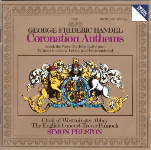 Coronation Anthems cover