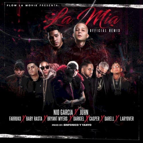 La mía (remix) cover