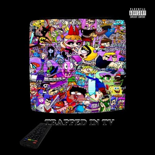 Trapped in TV cover