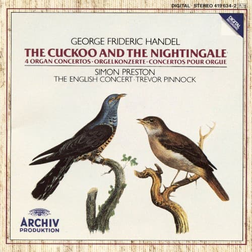 The Cuckoo and the Nightingale: 4 Organ Concertos cover