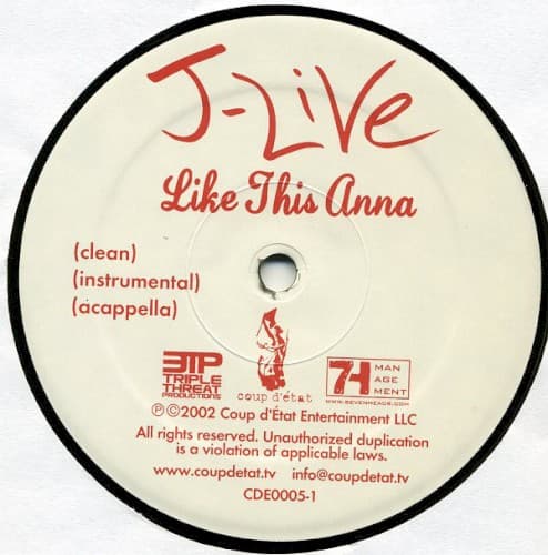 Like This Anna / MCee / 3 out of 7 cover
