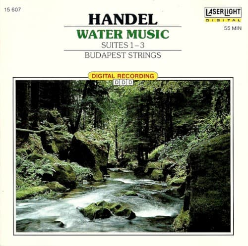 Handel Water Music Suites 1-3 cover