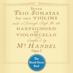 Trio Sonatas, Op. 5 cover