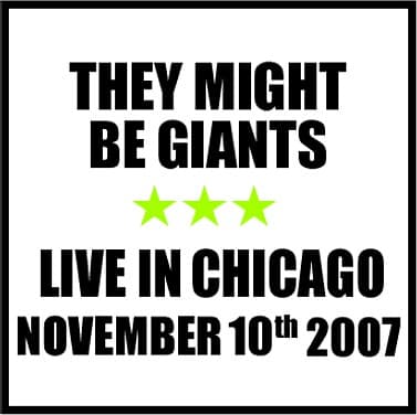2007-11-10: Vic Theatre, Chicago, IL, USA cover
