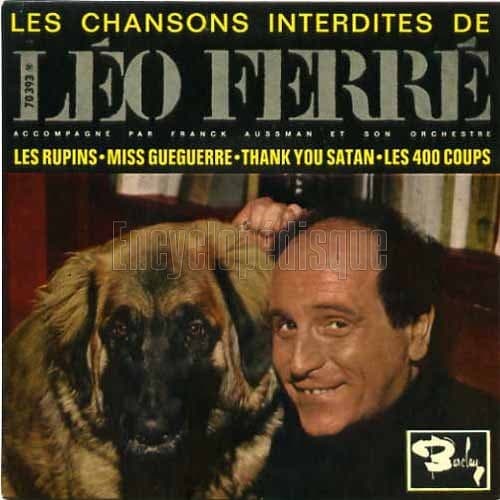 Les Chansons interdites de Léo Ferré cover