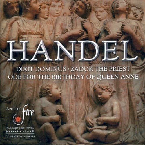 Dixit Dominus / Zadok the Priest / Ode for the Birthday of Queen Anne cover