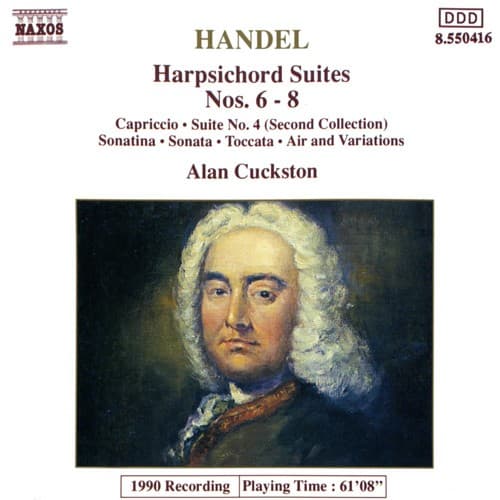 Harpsichord Suites nos. 6 - 8 cover