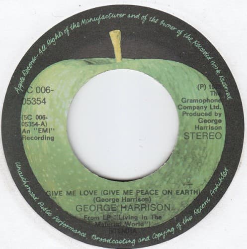 Give Me Love (Give Me Peace on Earth) cover