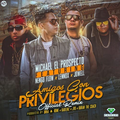 Amigos con privilegios (remix) cover
