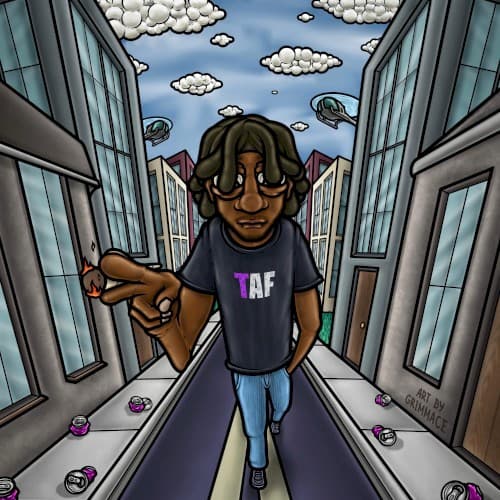 Warning B4 Destruction cover