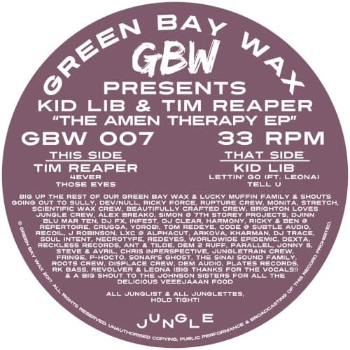 The Amen Therapy EP cover