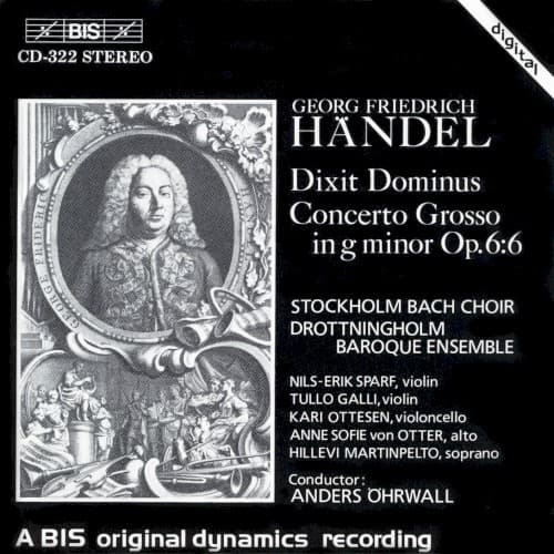 Dixit Dominus / Concerto Grosso in g minor Op. 6:6 cover