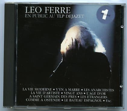 Léo Ferré en public au TLP Déjazet, Volume 1 cover
