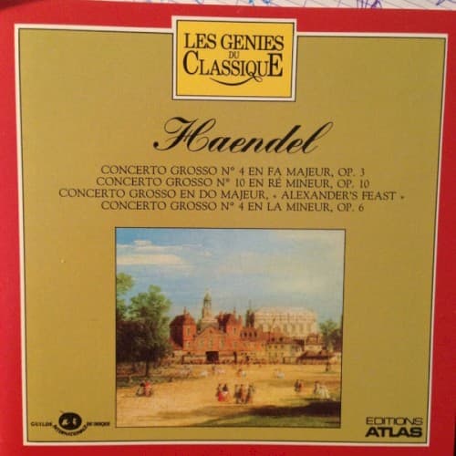 Les Génies du classique, Volume I, n° 9 - Haendel : Concertos Grossos cover