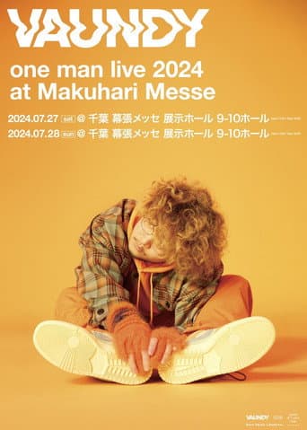 Vaundy one man live "HEADSHOT" at Makuhari Messe poster