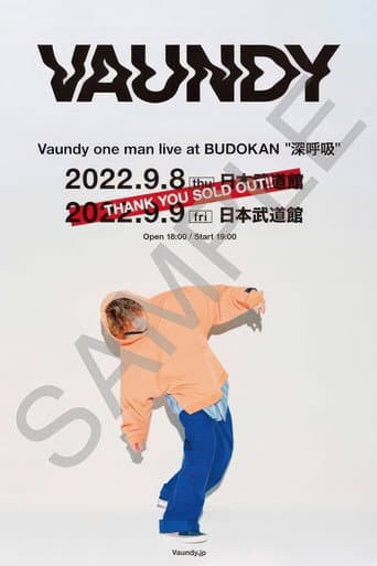 Vaundy one man live at NIPPON BUDOKAN "深呼吸" poster