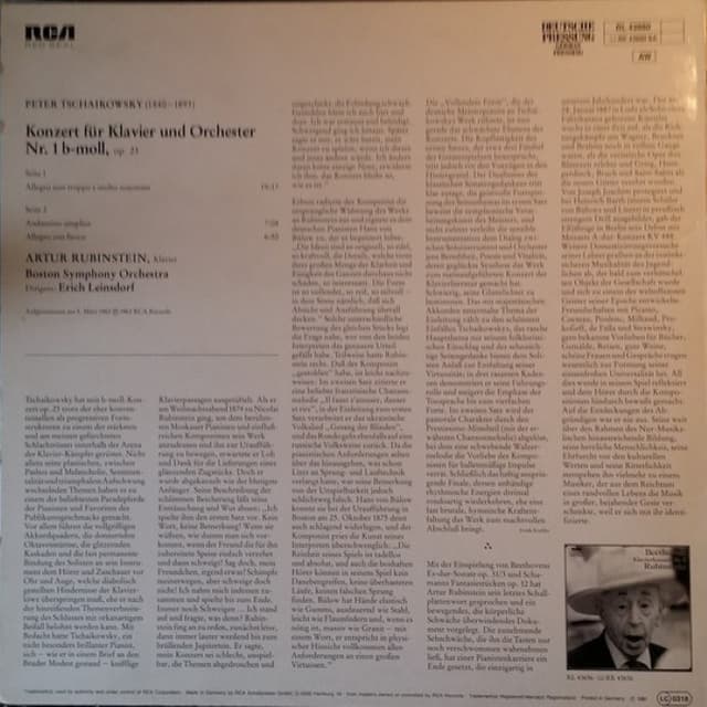 Klavierkonzert Nr. 1 cover