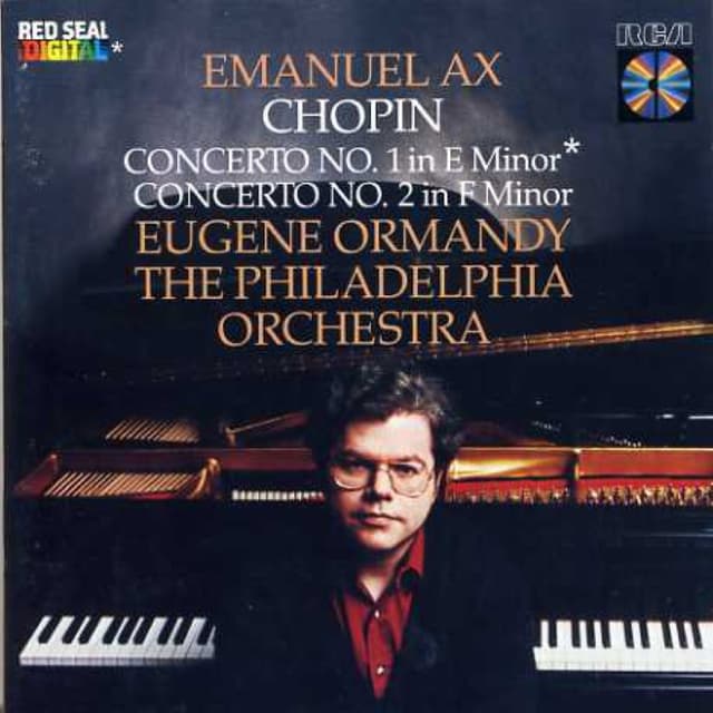Piano Concertos Nos. 1 & 2 (The Philadelphia Orchestra feat. conductor: Eugene Ormandy, piano: Emanuel Ax) cover