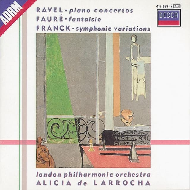 Ravel: Piano Concertos / Fauré: Fantaisie / Franck: Symphonic Variations cover