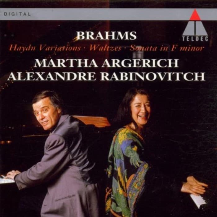 Haydn Variations, Waltzes, Sonata in F minor cover
