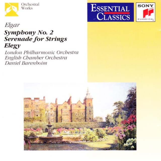Symphony no. 2 / Serenade for Strings / Elegy cover