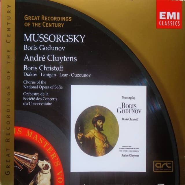 Boris Godunov (Chorus of the National Opera of Sofia & Orchestre de la Société des Concerts du Conservatoire feat. conductor: André Cluytens) cover