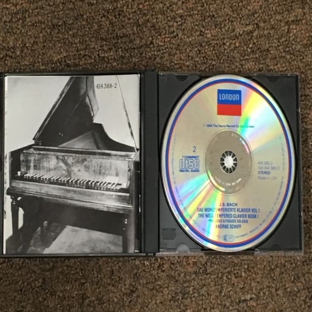 Das wohltemperierte Klavier, Buch I (András Schiff) cover