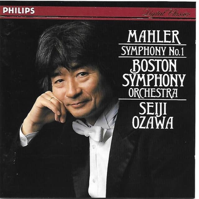 Symphonie No. 1 D-dur (Boston Symphony Orchestra feat. conductor: Seiji Ozawa) cover