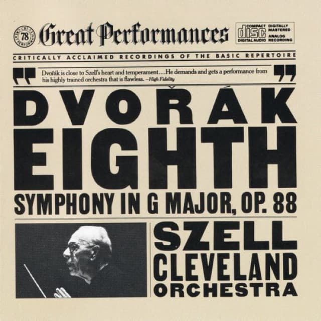 Symphony no. 4 in G major, op. 88 cover