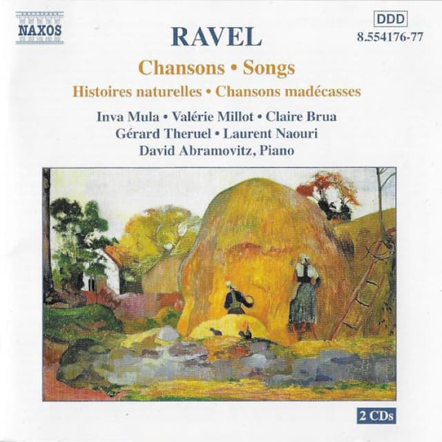 Chansons / Histoires naturelles / Chansons madécasses cover