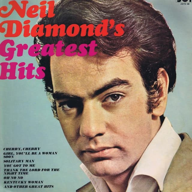Neil Diamond's "Greatest Hits" cover