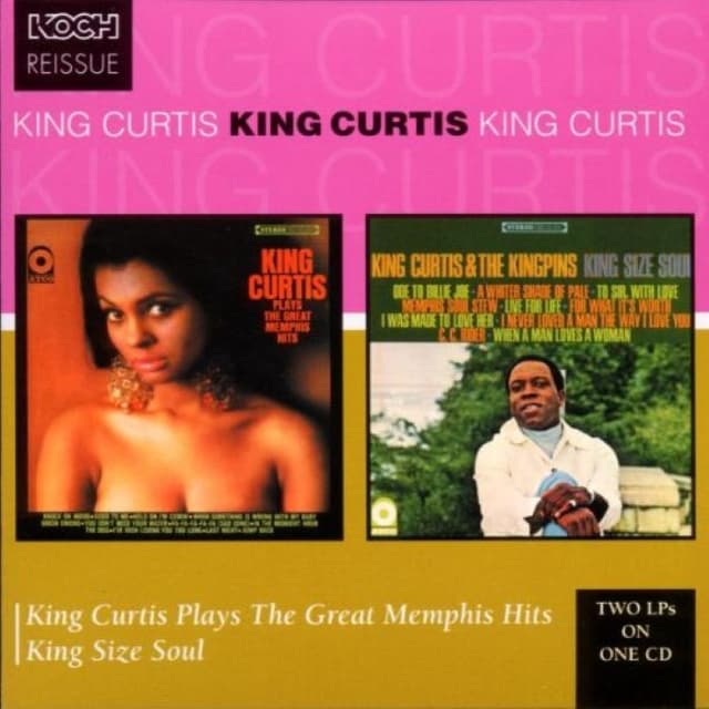 King Curtis Plays the Great Memphis Hits / King Size Soul cover