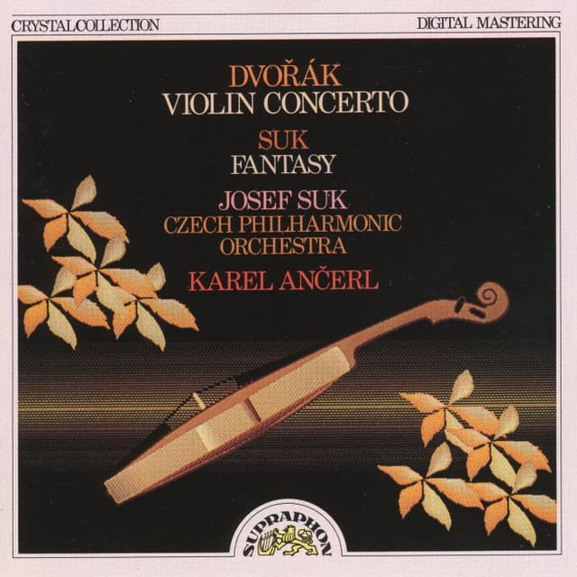 Dvořák: Violin Concerto, Romance / Suk: Fantasy cover