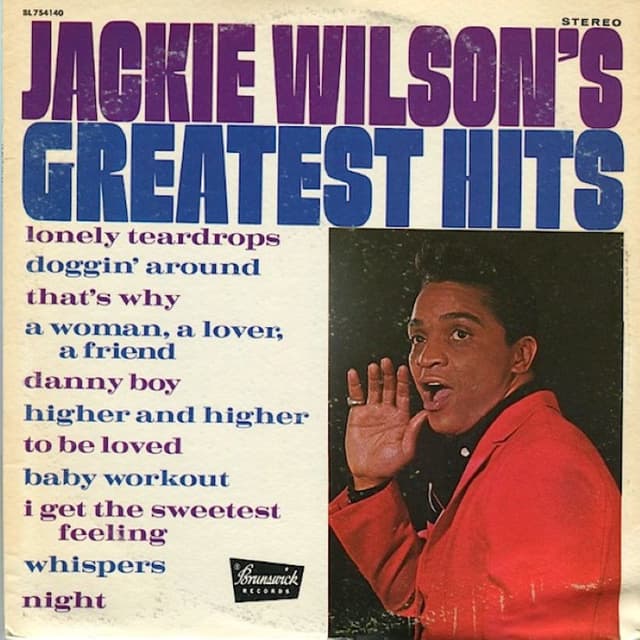Jackie Wilson's Greatest Hits cover