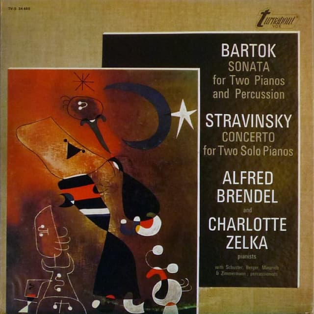 Bartok: Concerto for two pianos, percussion & orchestra - Kodaly: dances of Galanta cover