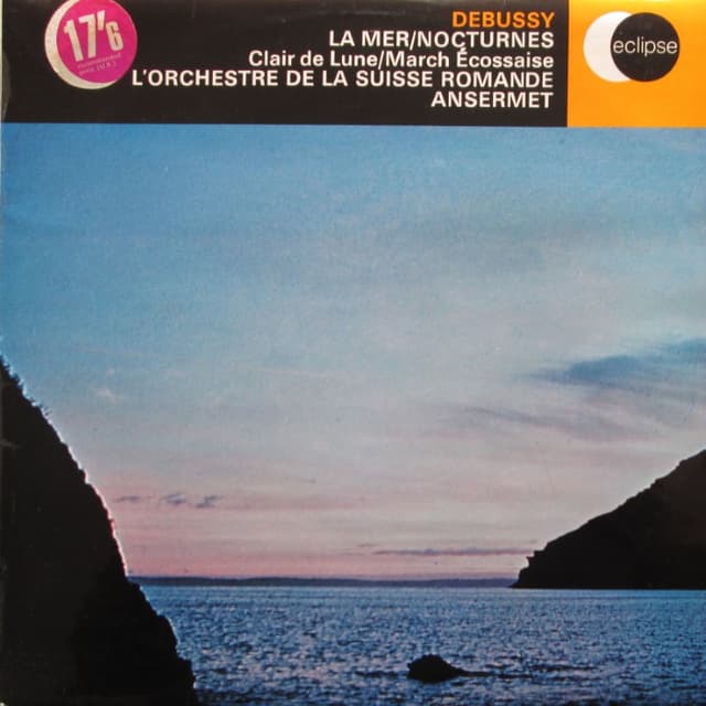 La Mer / Nocturnes / Clair de Lune / March Écossaise (L' Orchestre de la Suisse Romande feat. conductor: Ernest Ansermet) cover