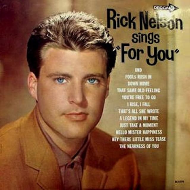 Rick Nelson Sings "For You" cover
