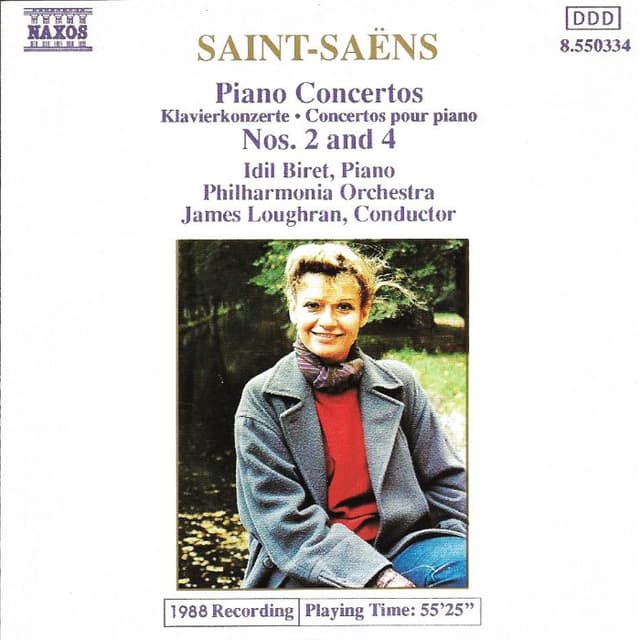 Piano Concertos Nos. 2 & 4 (Philharmonia Orchestra feat. conductor: James Loughran, piano: Idil Biret) cover