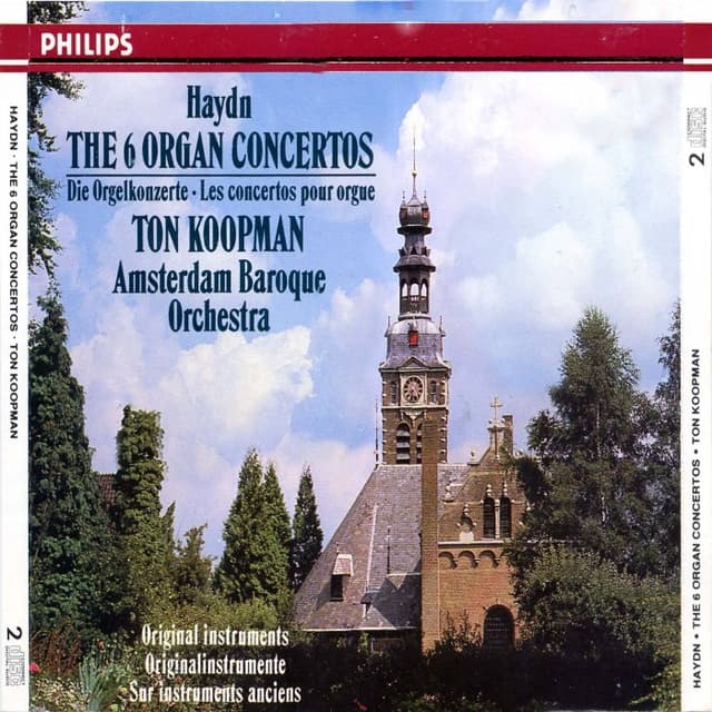 The 6 Organ Concertos (Amsterdam Baroque Orchestra feat. conductor and organ: Ton Koopman) cover