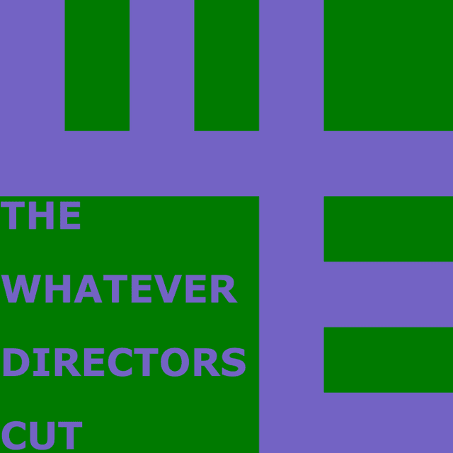 the whatever directors cut cover