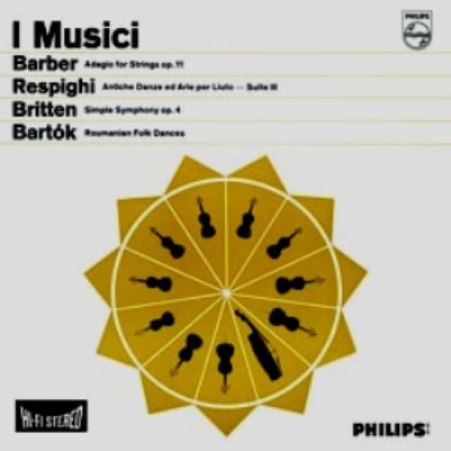 Antiche danze ed arie per liuto I & III / Trittico botticelliano / Gli uccelli (Orpheus Chamber Orchestra) cover