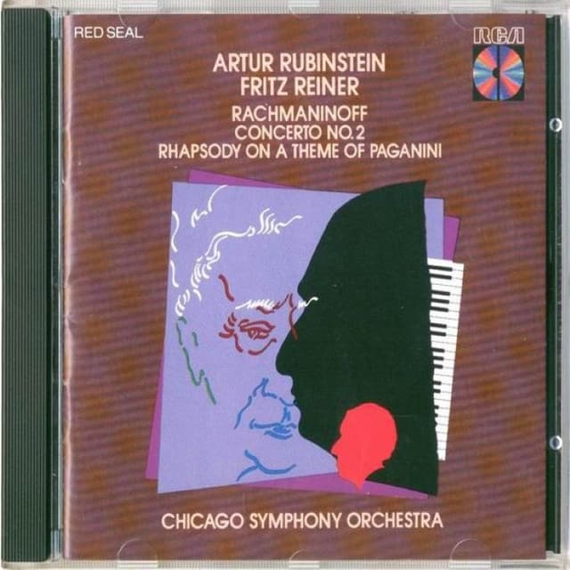 The Rubinstein Collection, Volume 35 (Rachmaninoff Piano Concerto No. 2 / Rhapsody on a Theme of Paganini) cover