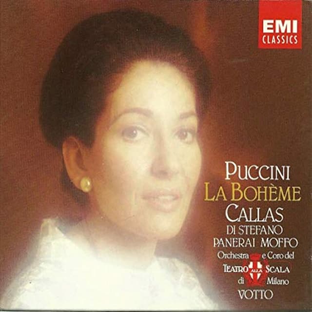 La bohème (Orchestra e Coro del Teatro alla Scala, Milano feat conductor: Antonino Votto; Maria Callas, Giuseppe Di Stefano, Rolando Panerai, Manuel Spatafora, Nicola Zaccaria, Anna Moffo, Carlo Badio cover