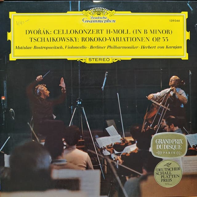 Dvořák: Cellokonzert / Tschaikowsky: Rokoko-Variationen cover