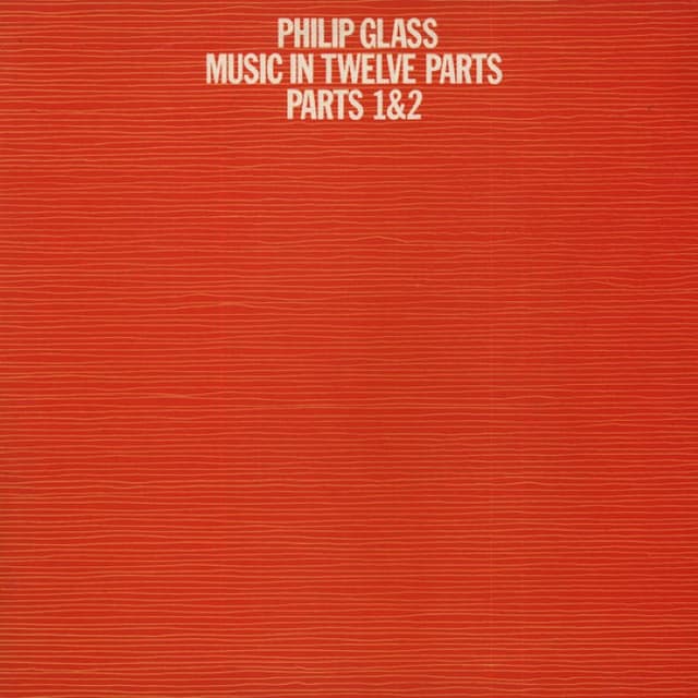 Music in Twelve Parts, Parts 1 & 2 cover