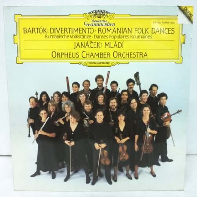 Divertimento / Romanian folk dances - Janacek: Mladi (Orpheus chamber orchestra) cover